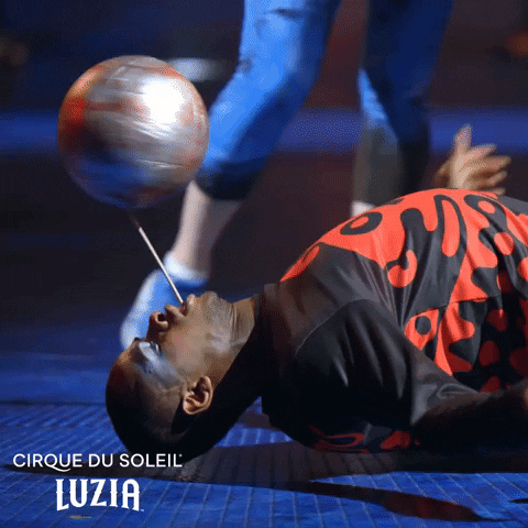 Football Fun GIF by Cirque du Soleil