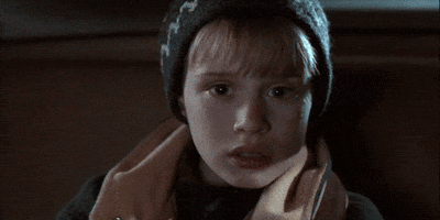 Shocked Home Alone GIF