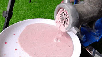 ExperimenMeatGrinder ice cream meat experiment grinder GIF