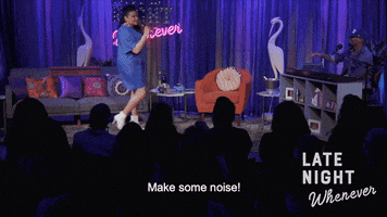 make some noise comedy GIF by WNYC Studios
