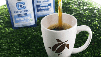 Coffee Brew GIF by The Citadel Bulldogs