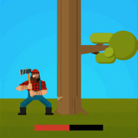 lumberjack woodcutter GIF by ReadyContest