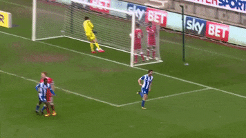 will grigg knee slide GIF by Wigan Athletic
