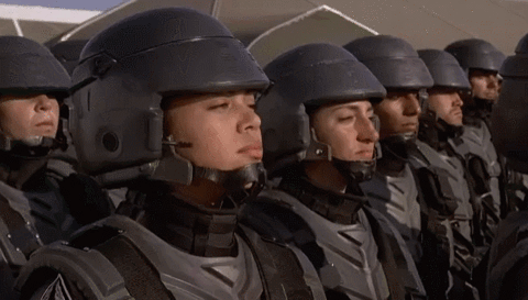 Starship Troopers GIF - Find & Share on GIPHY