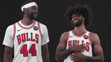 Coby White Smile GIF by Chicago Bulls