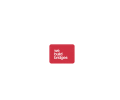 We Build Bridges Co Sticker