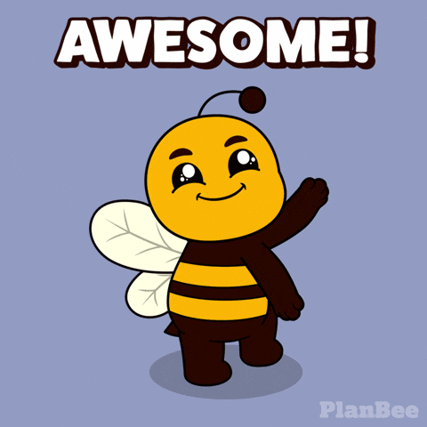 Happy Lets Go GIF by Plan Bee Studios