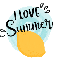 I Love Summer Sticker