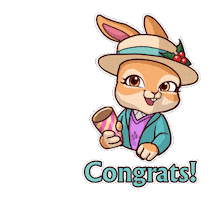 Seekers Notes Bunny Sticker by MYTONA