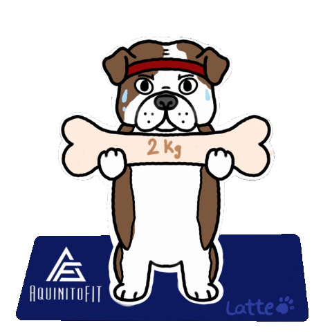 Dog Bulldog Sticker by aquinitofit