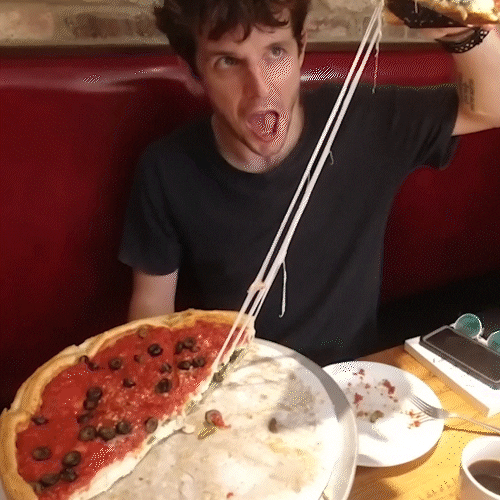 Hungry Pizza GIF by The Orchard