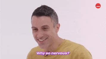 Nervous Kiss You GIF by BuzzFeed