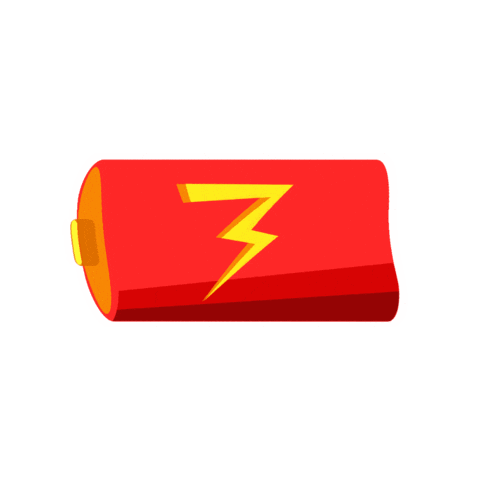 Recharge Batteries Sticker