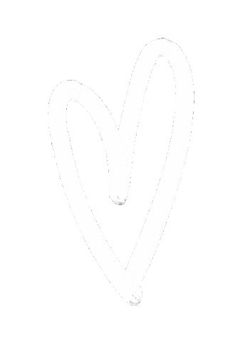 White Heart Sticker