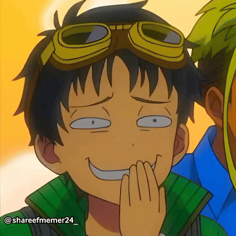 Smirking GIF