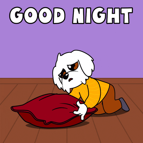 Tired Good Night GIF by BoDoggos