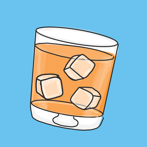 on the rocks alcohol GIF by Violet Clair