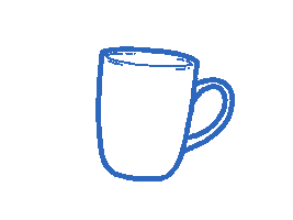 Coffee Tasse Sticker by Lisawebdesign