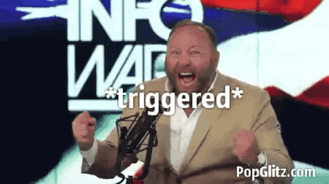 Image result for triggered alex jones