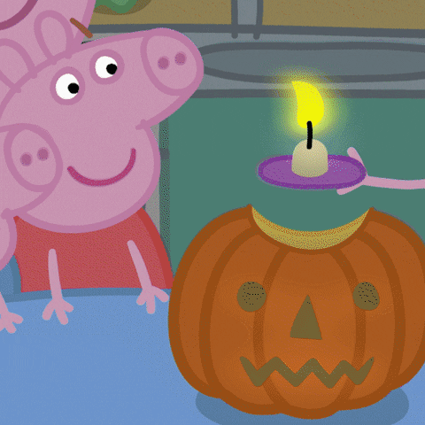Jack O Lantern Halloween GIF by Peppa Pig
