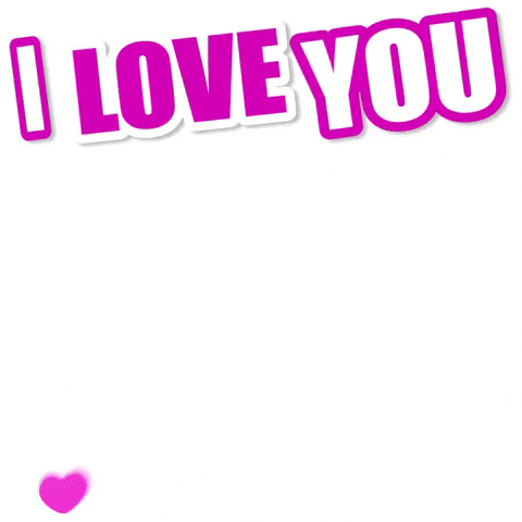 I Love You Hearts GIF by Titounis