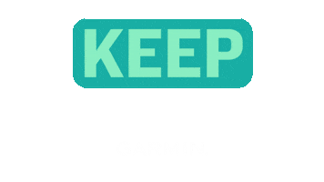 Keep Running Beat Yesterday Sticker by Garmin