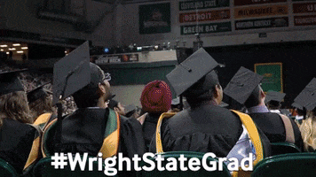 Wright State Graduation GIF by Wright State University