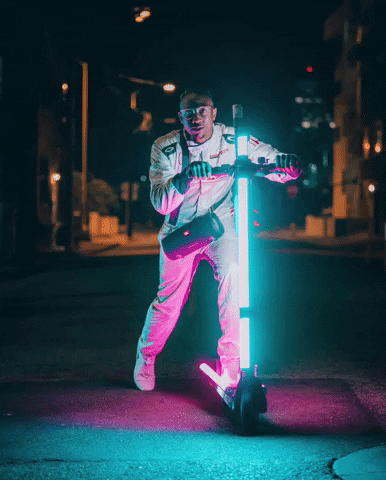 Neon Scooter GIF by Social House