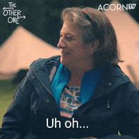 Uh Oh Reaction GIF by Acorn TV