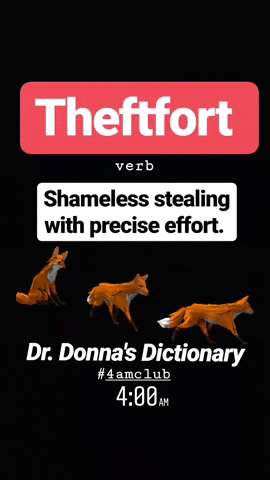 4Amclub Dr Donnas Dictionary GIF by Dr. Donna Thomas Rodgers