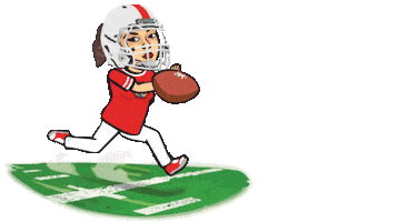 Football Women Sports Sticker by breakfast bitch