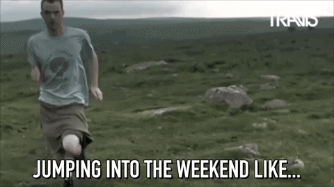 Jumping Into The Weekend GIFs - Find & Share on GIPHY
