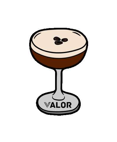 Cheers Cocktails Sticker by Valor Hawaii