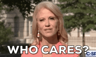 news who cares kellyanne conway GIF