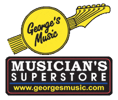 Music Store Guitar Sticker by George's Music