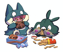 Hungry Nom Nom GIF