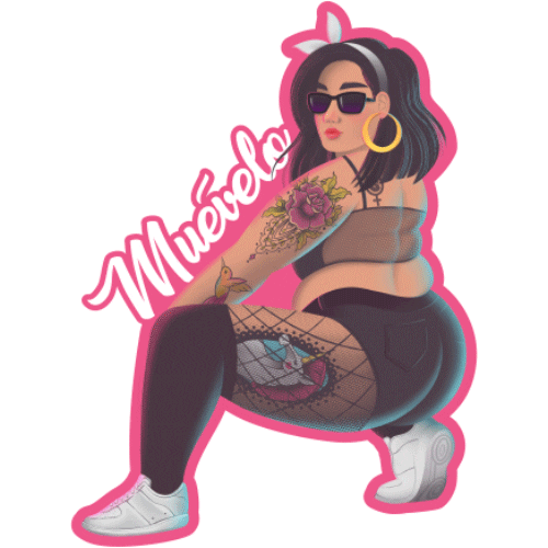 Audry Funk Sticker