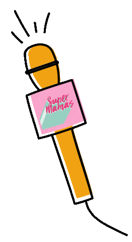 Mic Talk Sticker by SuperMamas