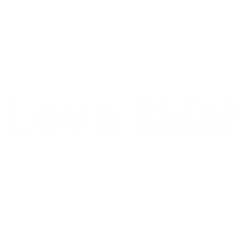 Typography Love Sticker