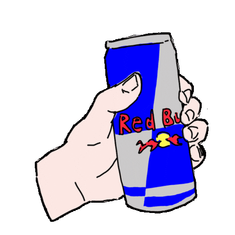 Shaking Energy Drink Sticker