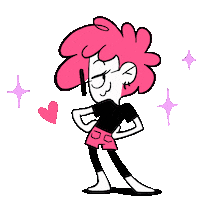 Illustration Love Sticker