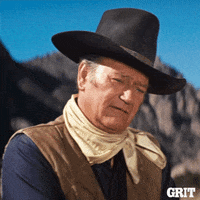 John Wayne Agree GIF by GritTV