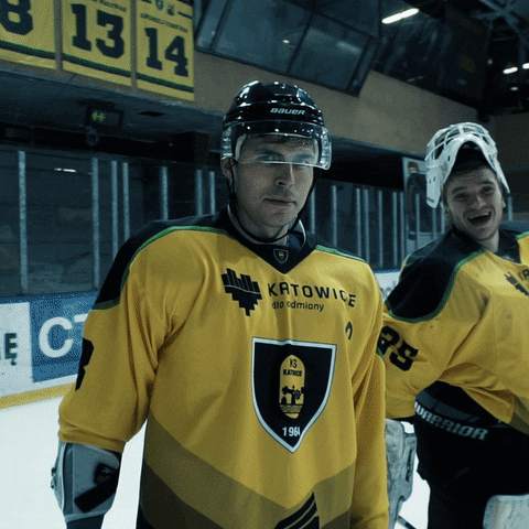Hockey Mean GIF by GKS Katowice