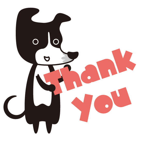 Thanks Puppy Sticker