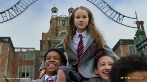 Excited Matilda The Musical GIF by Sony Pictures UK