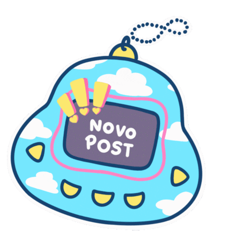 Post Nova Sticker by Carol Feijó