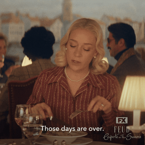 Its Over Goodbye GIF by Feud: Capote vs. The Swans