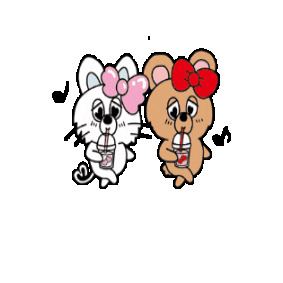 Jump Love Sticker by LINDA. Inc.