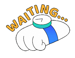 Lets Go Waiting Sticker by TheLittleLabs