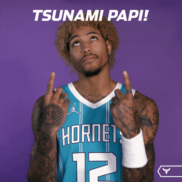 Look Up Kelly Oubre GIF by Charlotte Hornets
